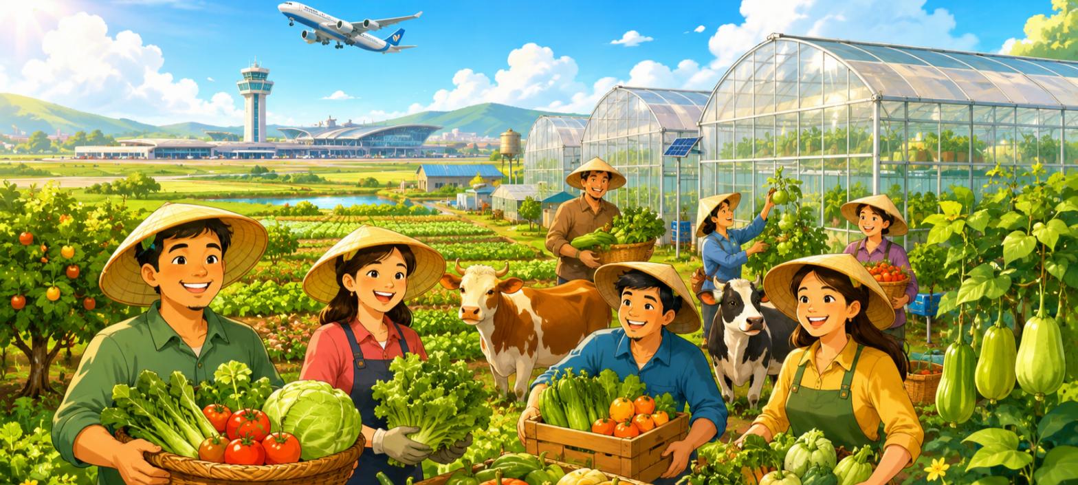 Mô hình hợp tác xã trên đất nông nghiệp Long Thành giúp bà con nông dân làm giàu