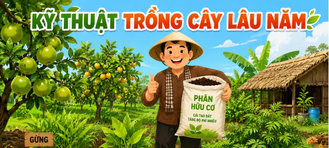 kỹ thuật trồng cây lâu năm và cải tạo đất ruộng