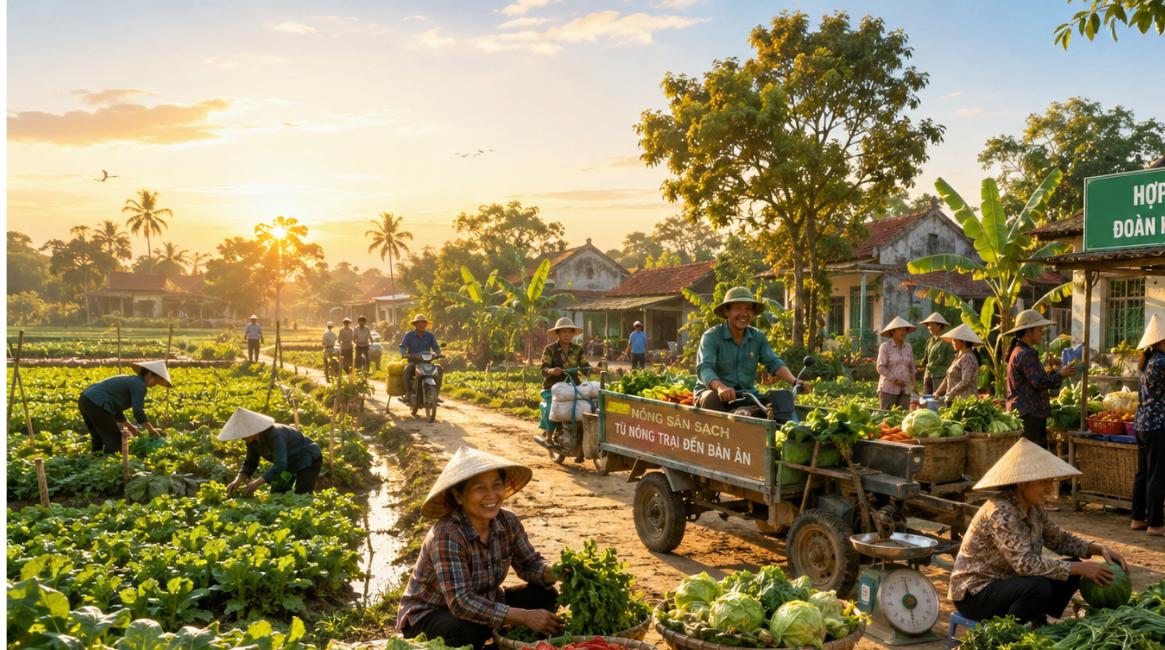 Làm giàu ở nông thôn với nông sản sạch và mô hình kinh doanh hiệu quả