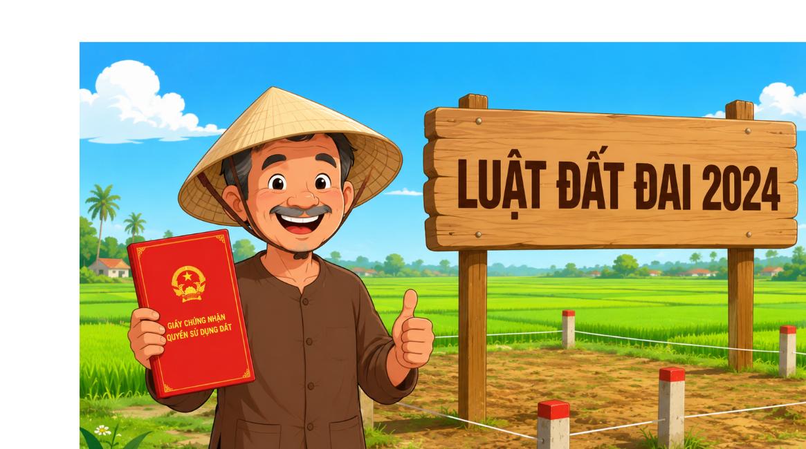 Luật đất đai 2024 cấp sổ đỏ đất không giấy tờ