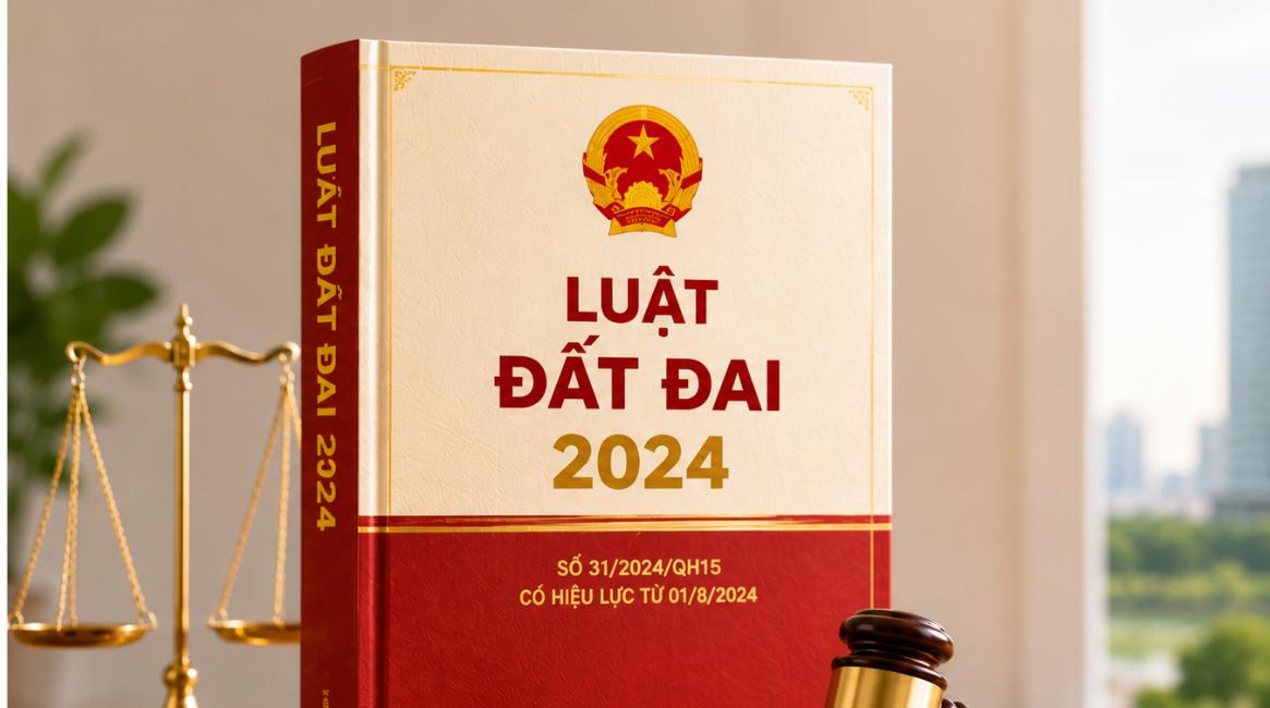 Cuốn Luật đất đai 2024 và cán cân công lý minh họa quy định mới