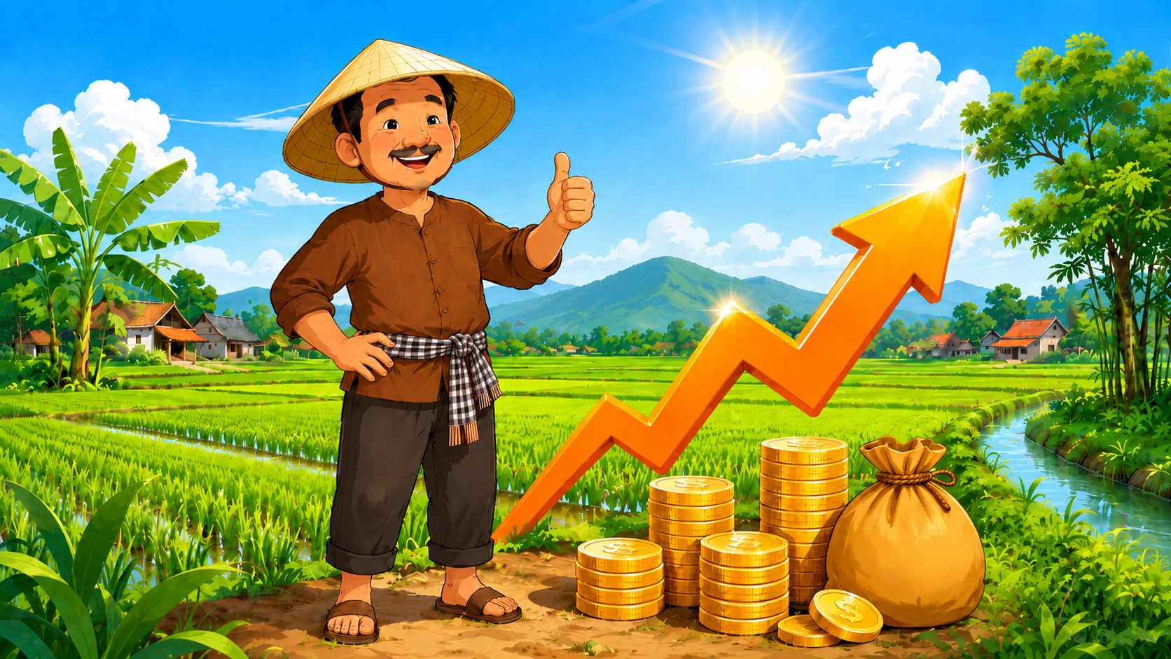 Nông dân hưởng lợi khi tăng giá đất nông nghiệp năm 2025