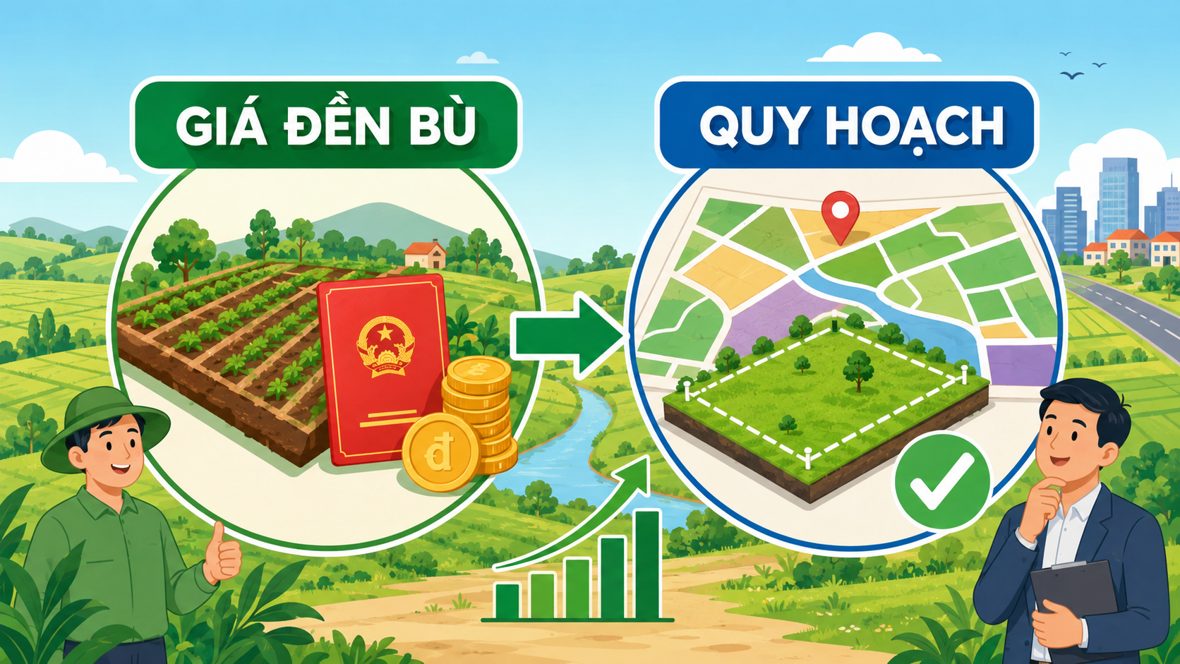 Giá đền bù và quy hoạch đất nông nghiệp Long Thành 2026