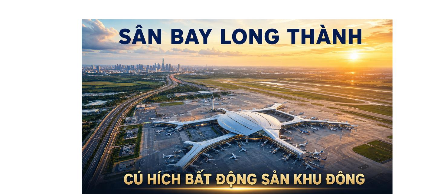 Sân bay Long Thành cú hích bất động sản khu Đông TP.HCM