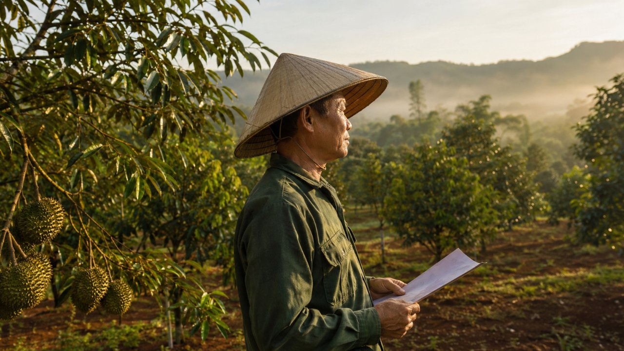 Bảng giá đất mới 2026 và mảnh đất vườn trồng sầu riêng ở Cẩm Mỹ, Đồng Nai