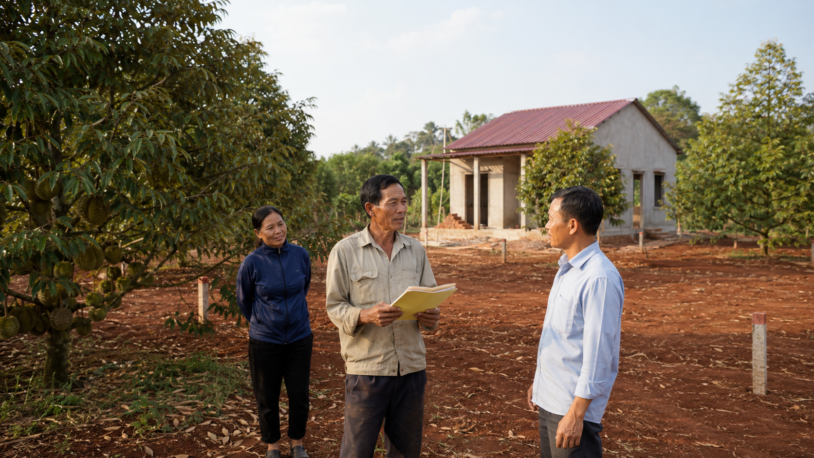 Chuyển mục đích sử dụng đất nông nghiệp sang đất ở tại vườn sầu riêng Đồng Nai
