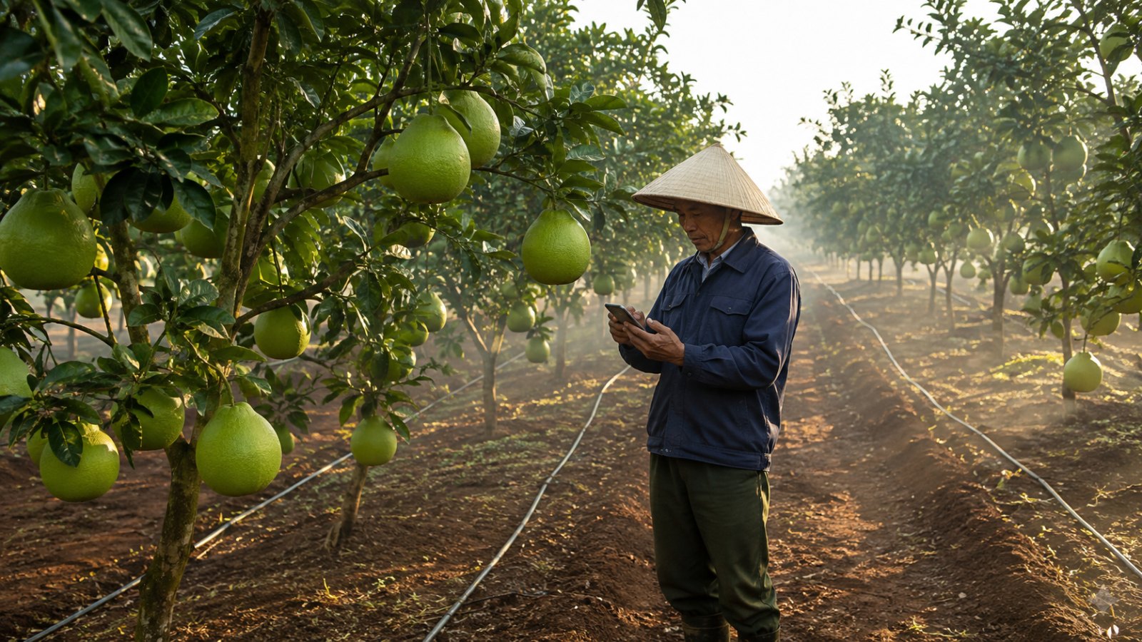 Đất nông nghiệp Đồng Nai: nhà vườn ghi nhật ký canh tác trong vườn bưởi da xanh