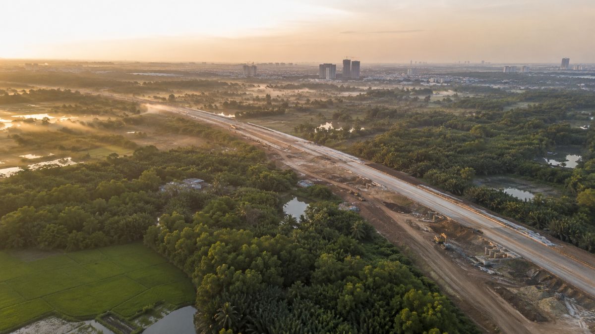 Đấu giá đất Đồng Nai 2026 - vùng đất rộng ở Nhơn Trạch và Long Thành nhìn từ trên cao