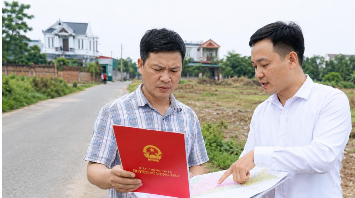 Đầu tư bất động sản: người mua kiểm tra sổ đỏ và bản đồ quy hoạch để tránh lừa đảo