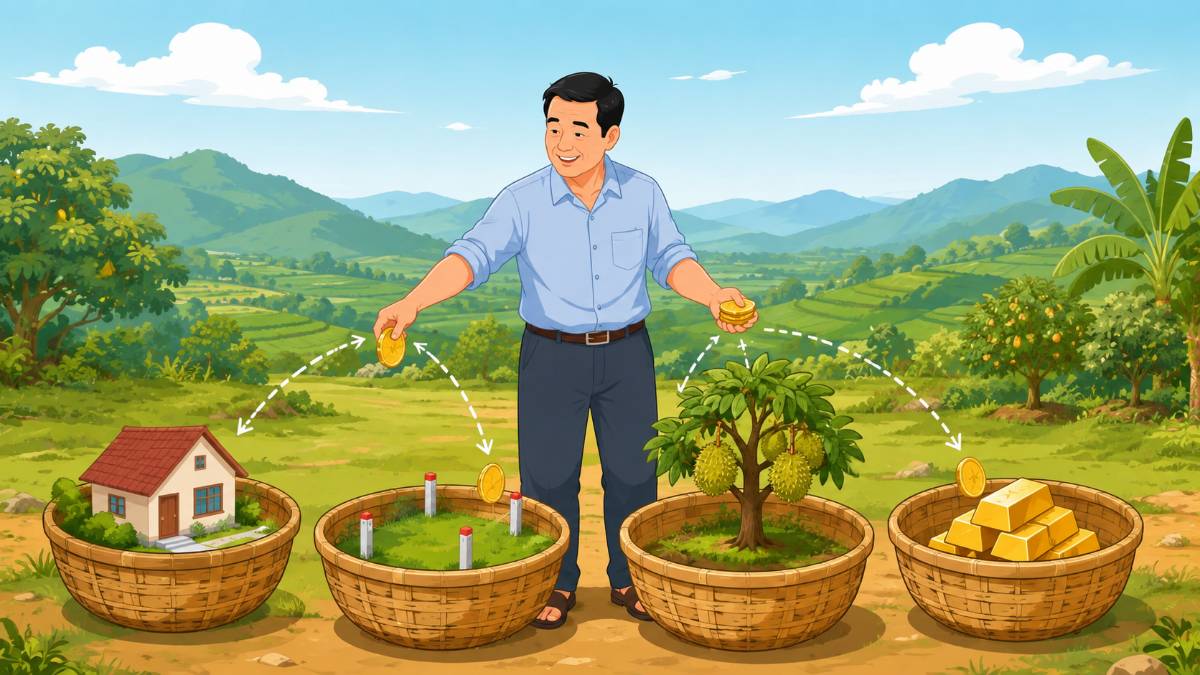 Đầu tư bất động sản Khánh Hòa: chia vốn vào nhiều loại tài sản