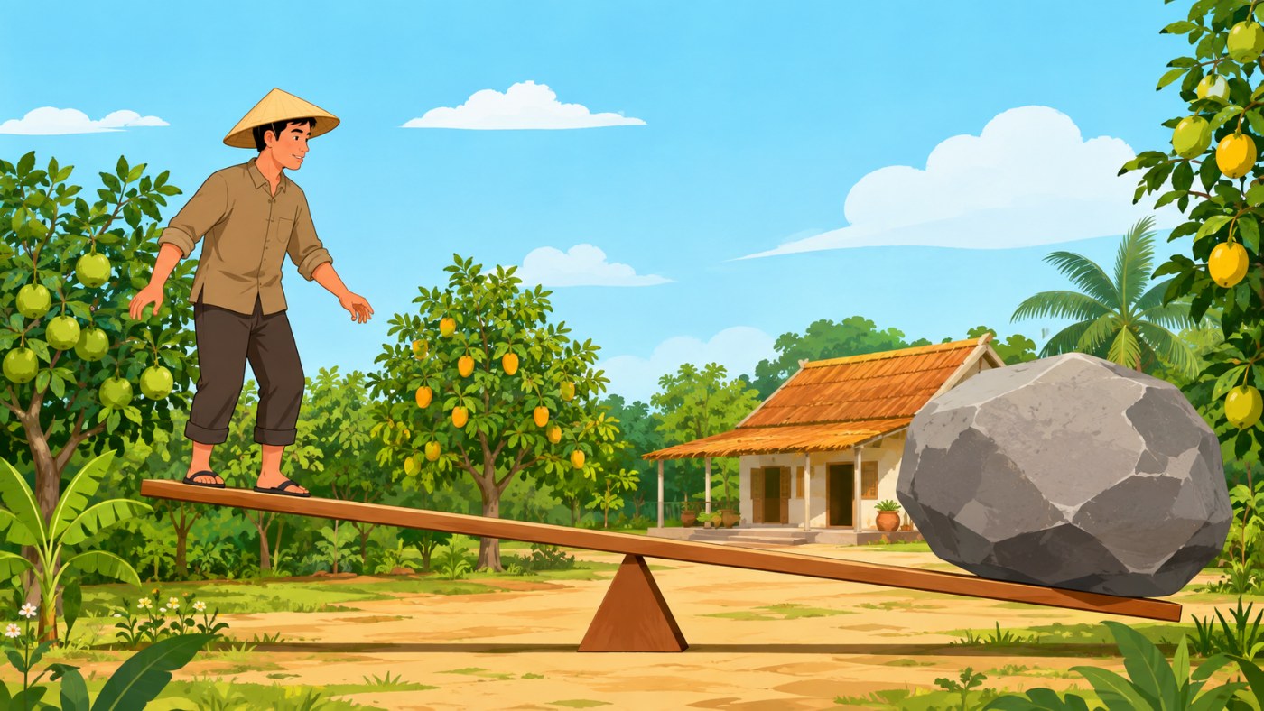 Minh họa đòn bẩy tài chính khi vay mua đất Đồng Nai