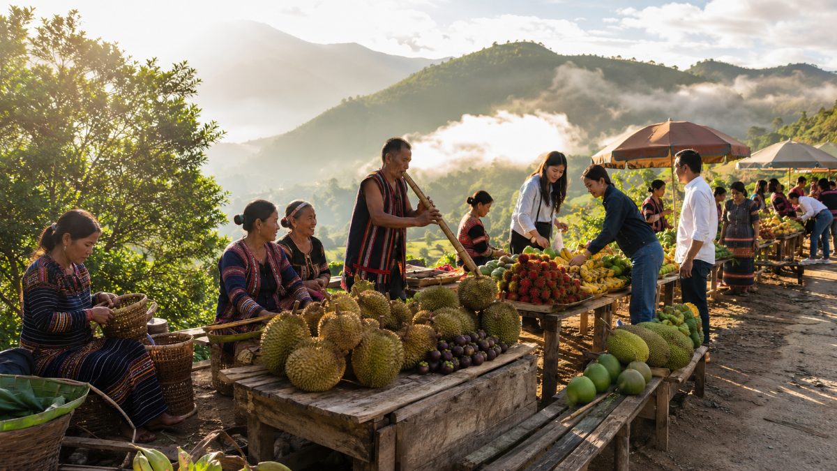Du lịch sinh thái Khánh Sơn 2026 với chợ phiên nông sản trên đỉnh đèo Khánh Hòa
