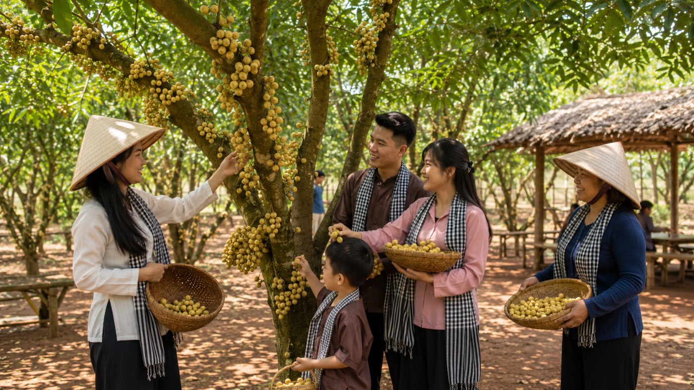Du lịch sinh thái Tân Phú: du khách hái trái tại vườn dâu ở huyện Tân Phú, Đồng Nai