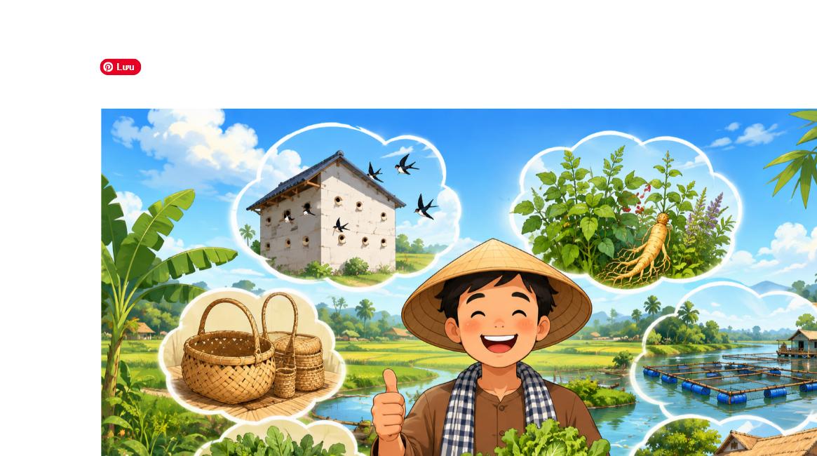 Minh họa 9 nghề thu nhập tỷ đồng tại nông thôn