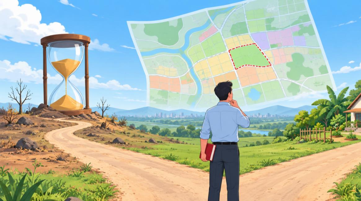 Minh hoạ người giữ đất dính quy hoạch Đồng Nai cân nhắc chờ đền bù