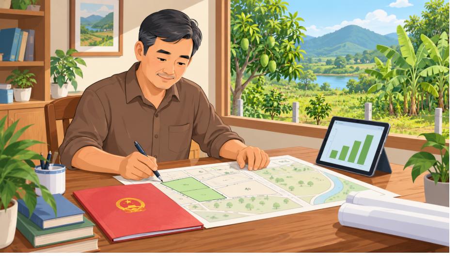 Chuẩn bị hồ sơ và bản đồ thửa trước khi bán đất nông nghiệp ở Khánh Hòa